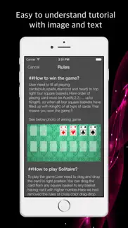 solitaire easy spider game iphone screenshot 4