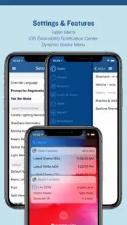 siddur zmanim luach minyanim iPhone Captures Décran 3