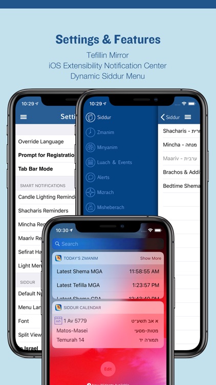 Siddur Zmanim Luach Minyanim