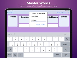 WordBuilder Intervention screenshot #3 for iPad