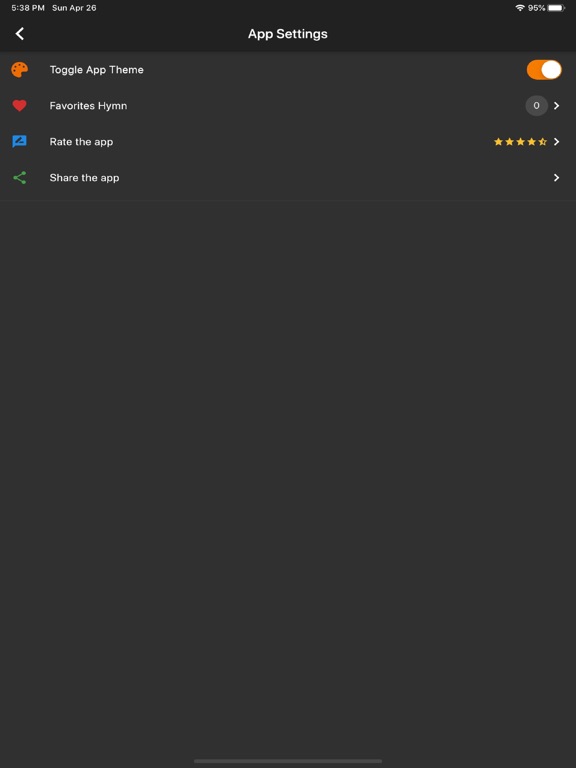 Samoan Hymn iPad screenshot 5 - Music app