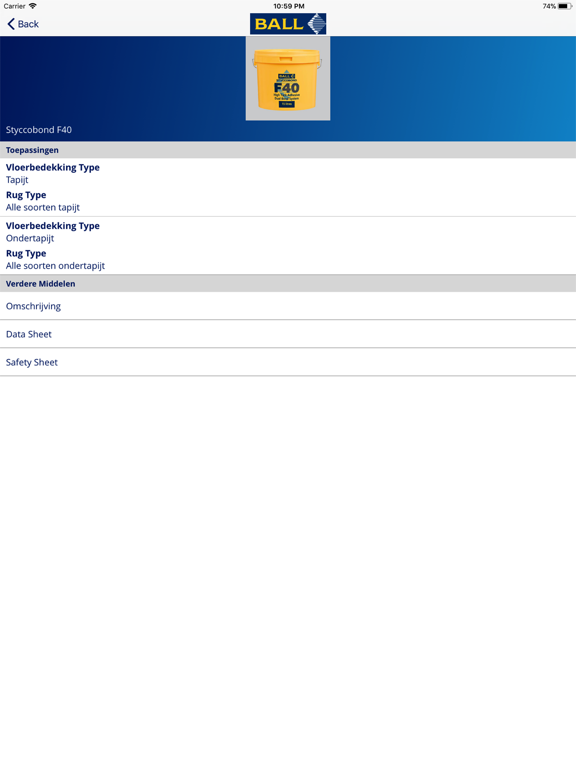 Screenshot #6 pour Aanbevolen Lijm Gids (RAG)