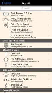 beginner's guide to tarot iphone screenshot 3