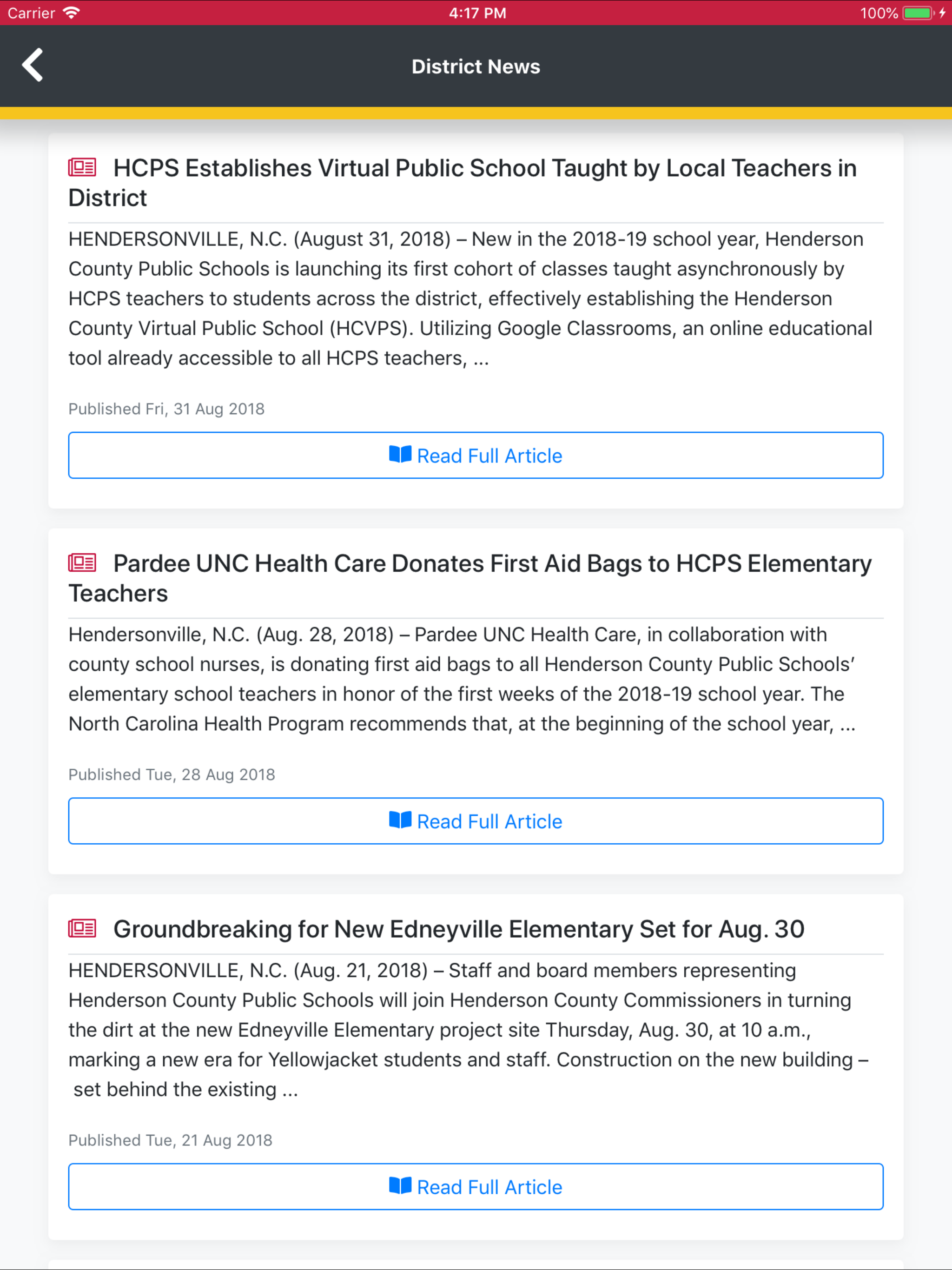 HCPS Mobile screenshot 7