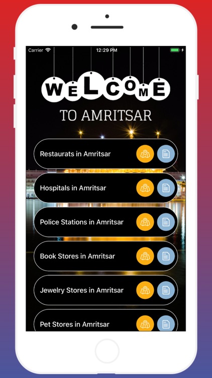 Amritsar Places Dictionary