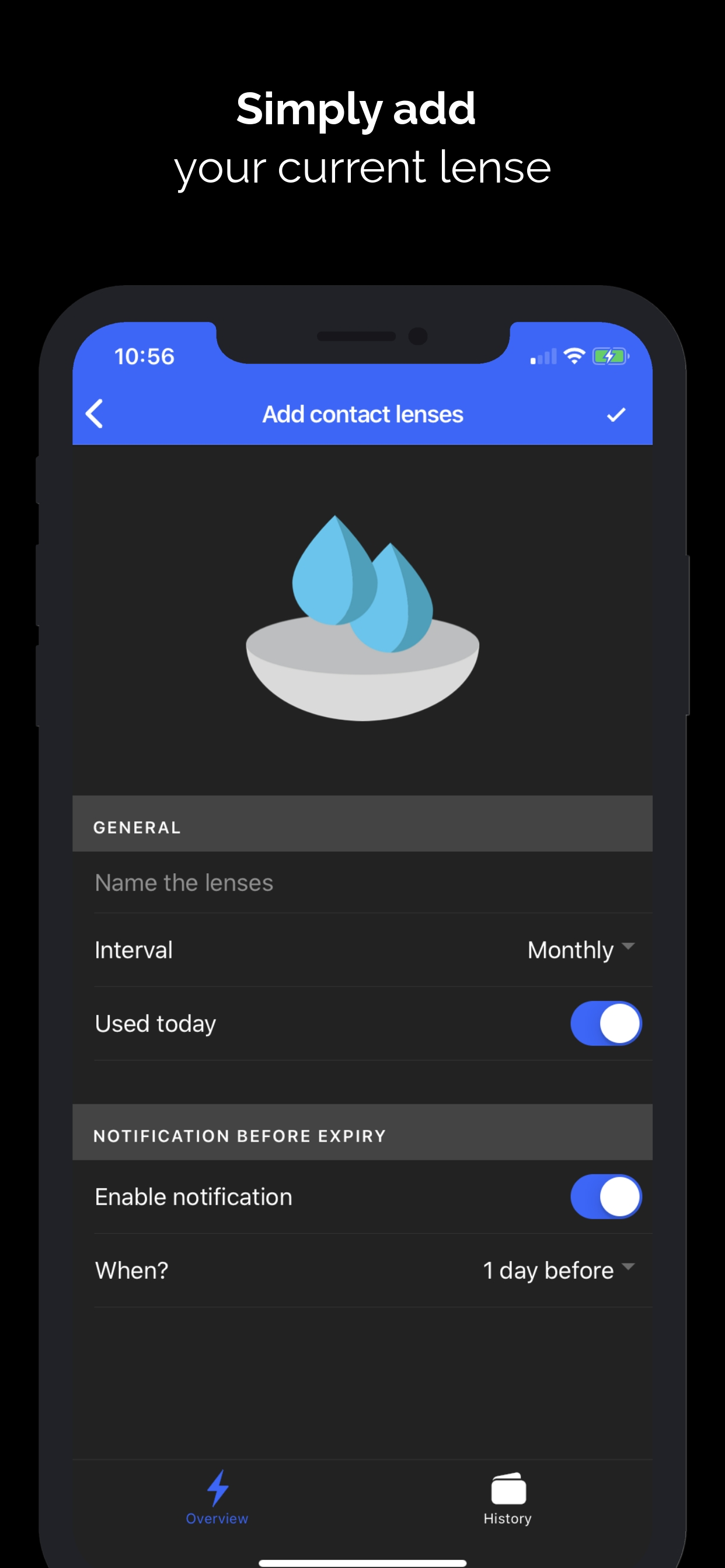 iLense - Contact Lenses Helper