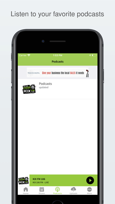 Screenshot #3 pour KIX FM 106