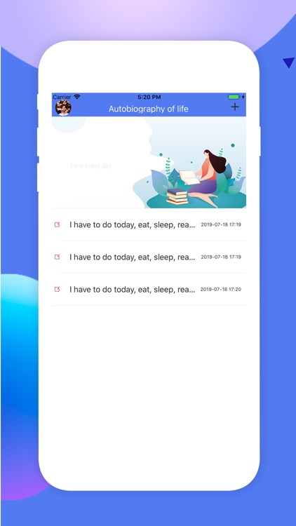 Autobiography of life-Record