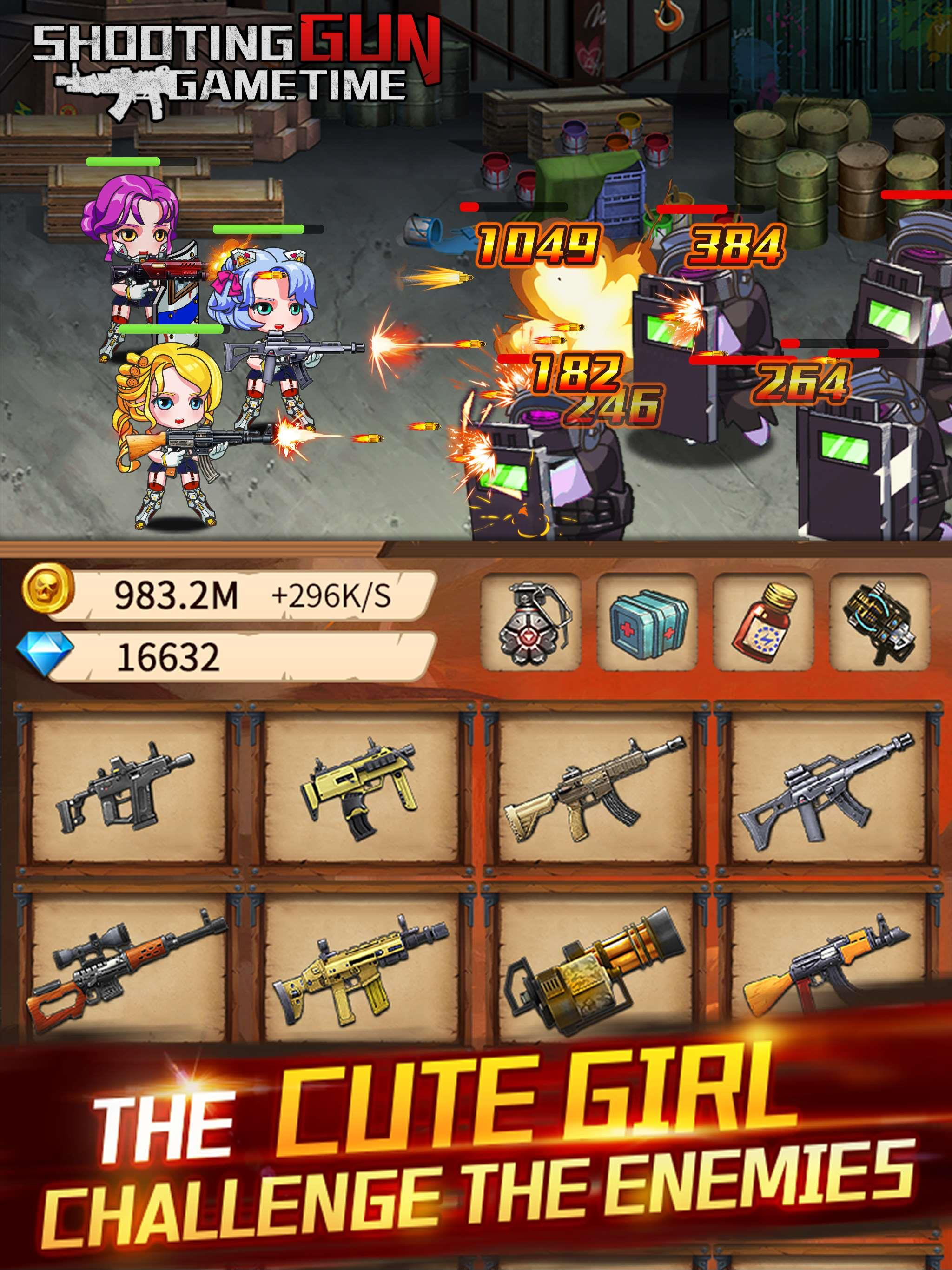 shooting gun gametime- idle