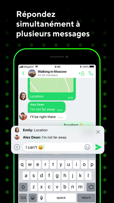 Screenshot #2 pour ICQ: Appels vidéo, bots, chats