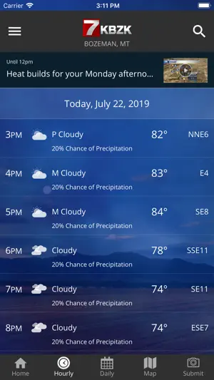 KBZK Montana Weather screenshot 2