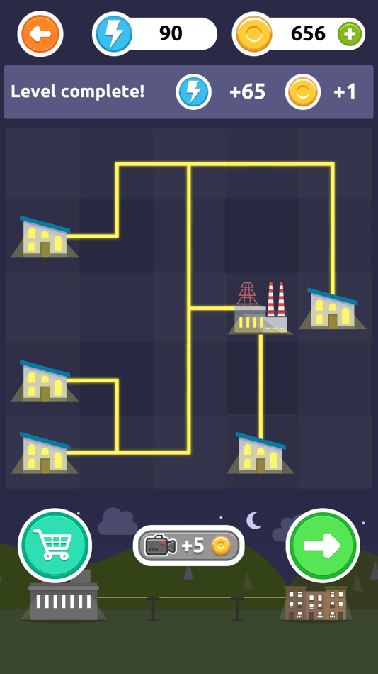 #2. Power Lines - Logic Puzzles (iOS) 由: Maksym Boiko