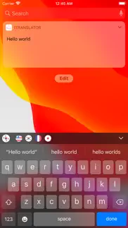 itranslator widget 2 iphone screenshot 2