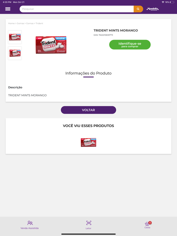 Screenshot #4 pour Loja Mondelez