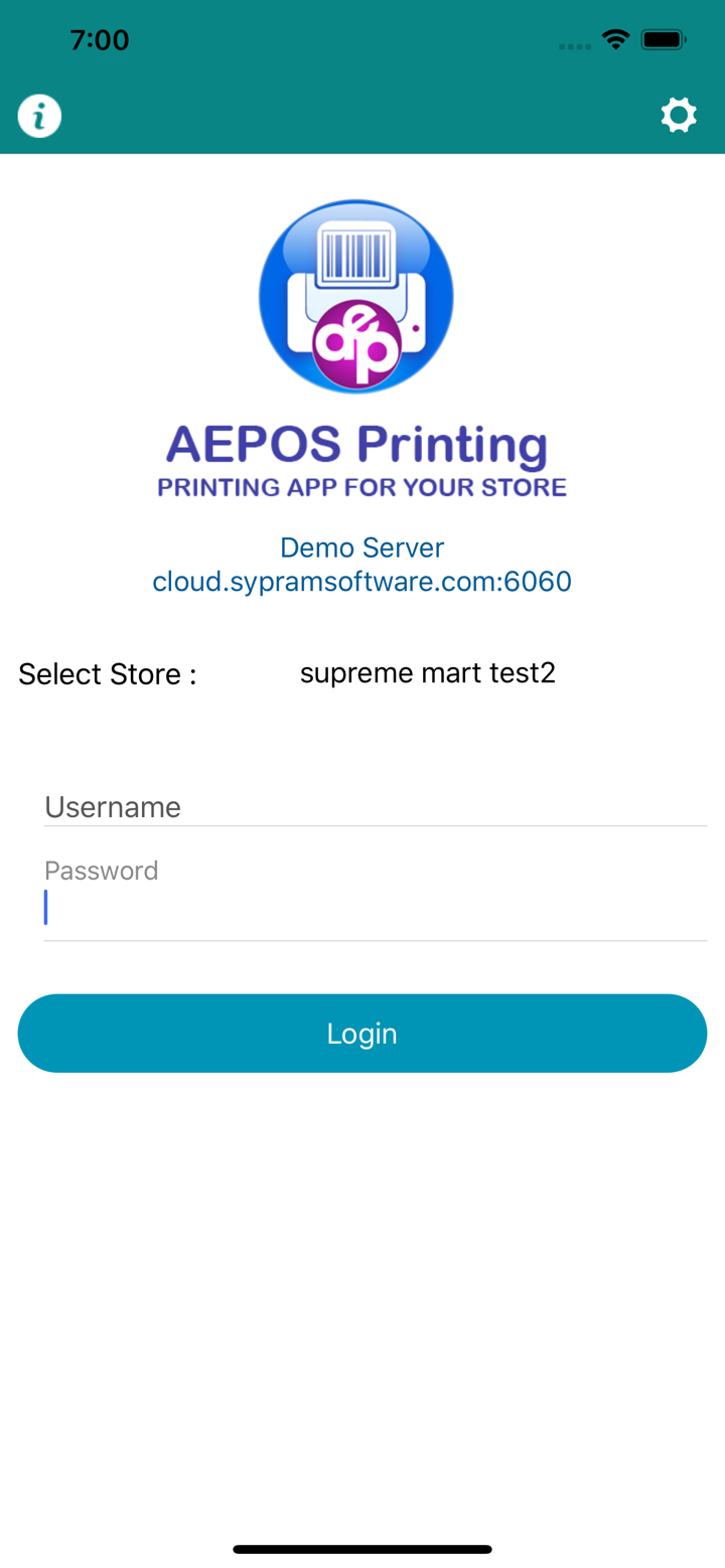 AEPOS Printing screenshot 1