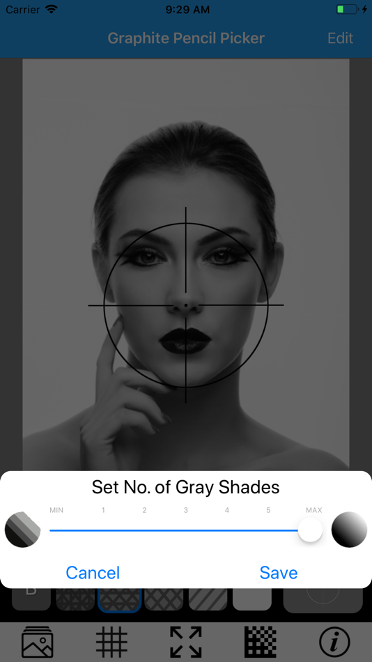 #7. Graphite Pencil Picker (iOS) 由: Kristian Olidana