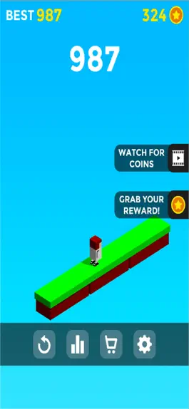 Game screenshot Blocky Cross Bridges 3d 2019 mod apk