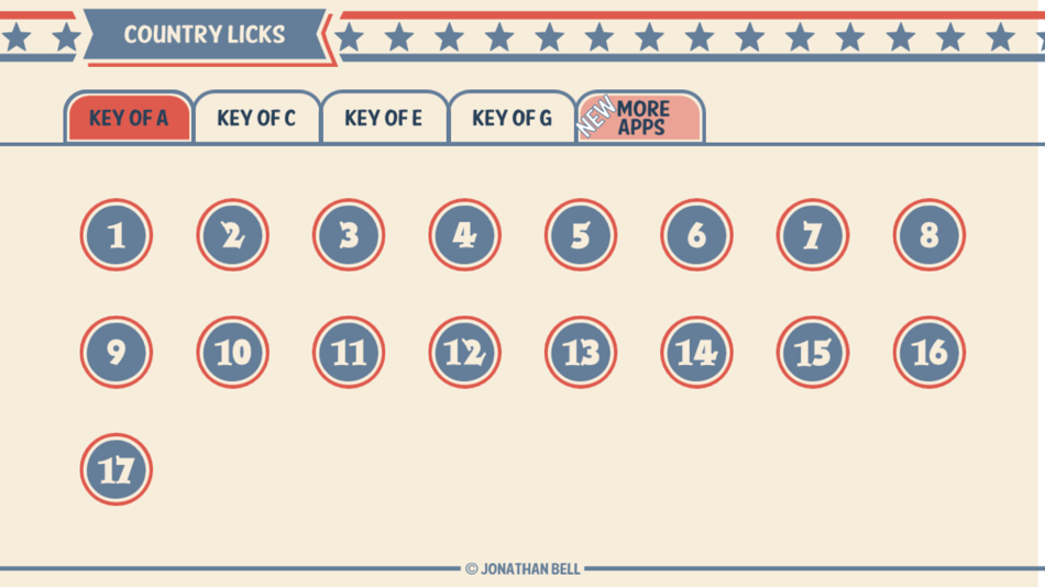 #1. 65 Country Guitar Licks (iOS) 由: Jonathan Bell