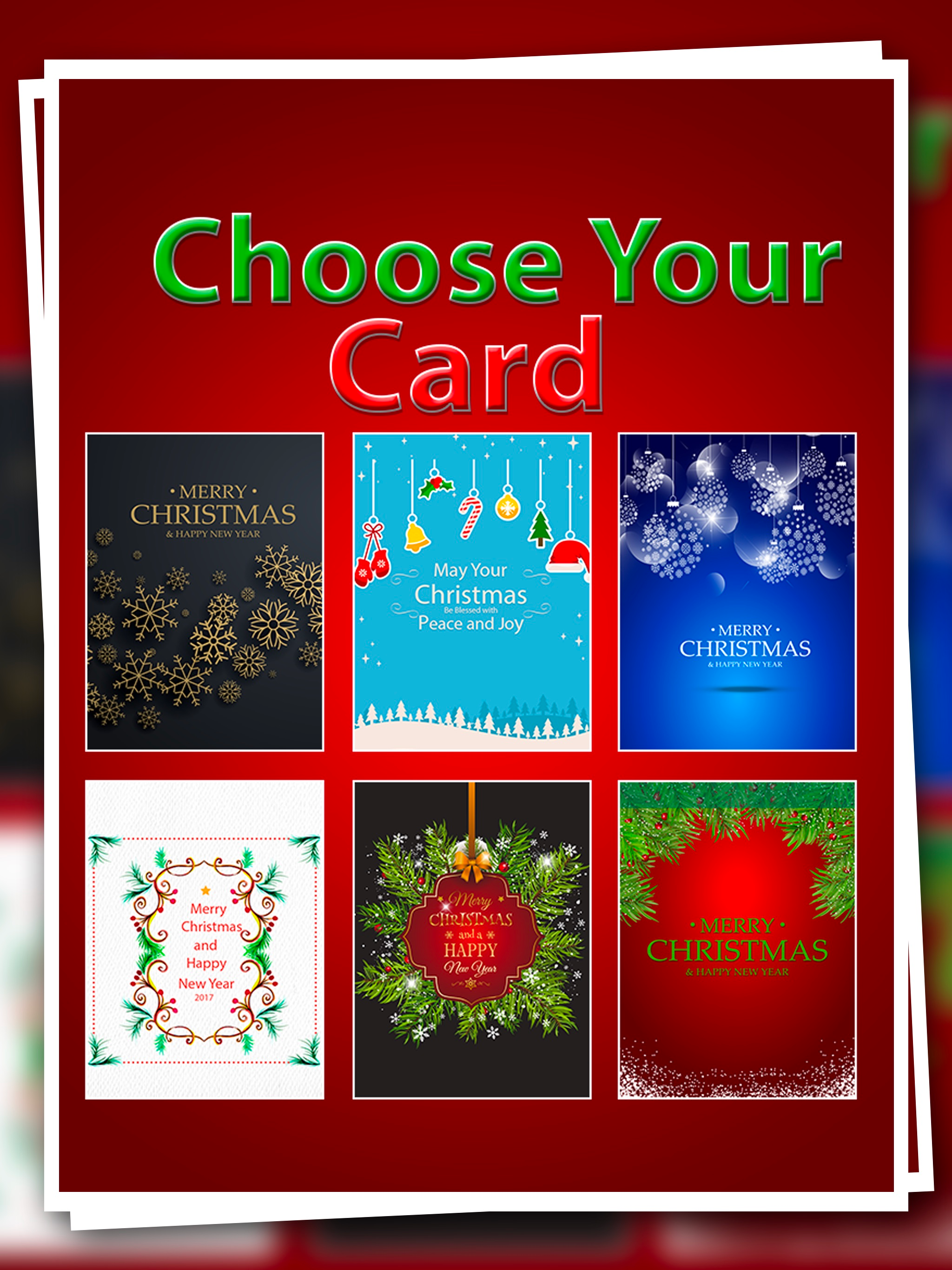 Christmas Holiday Card Maker screenshot 6