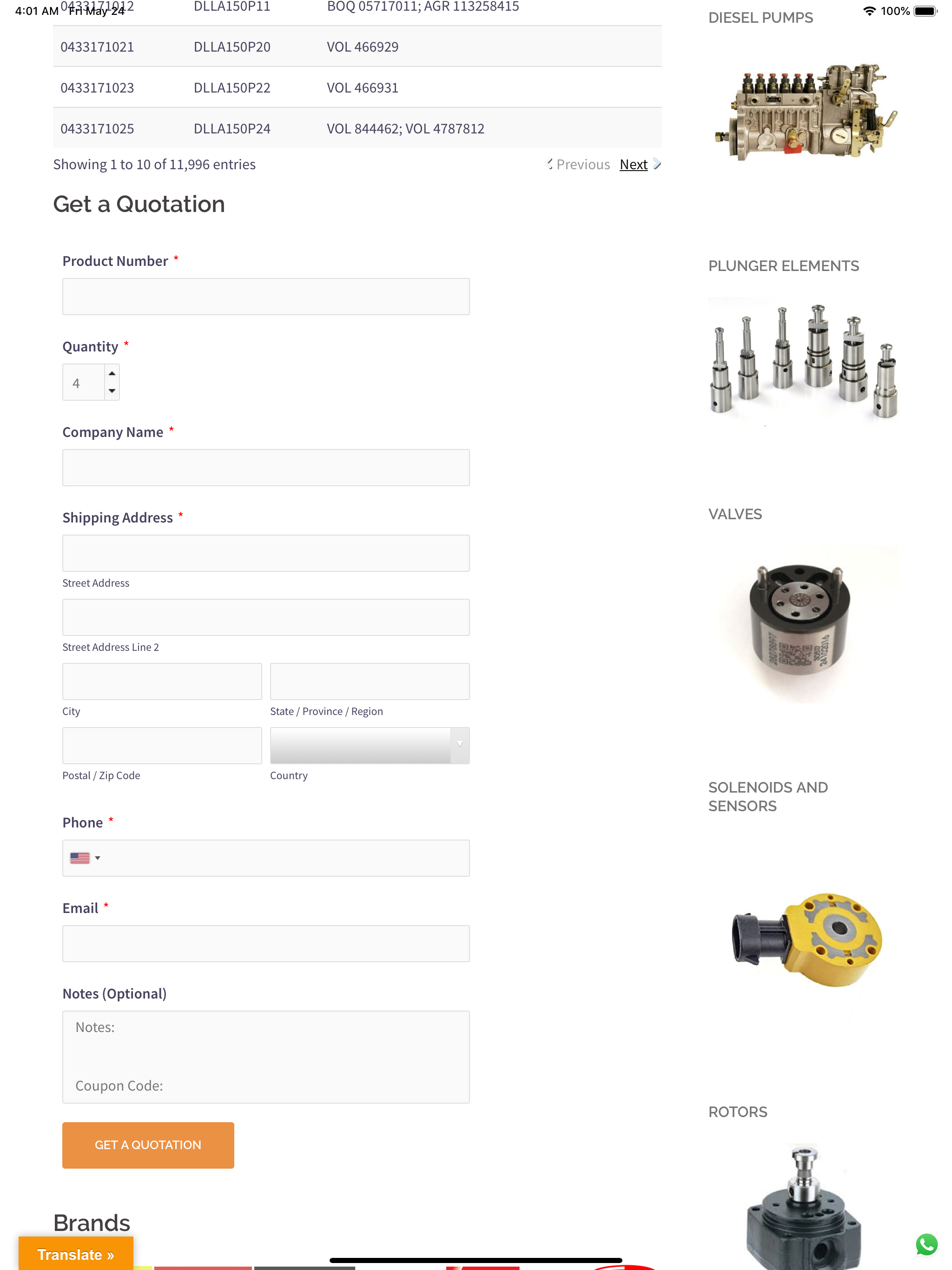 NOZZLE CENTER