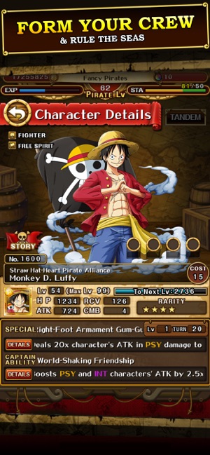 One Piece Treasure Cruise On The App Store - one piece treasure hunt roblox