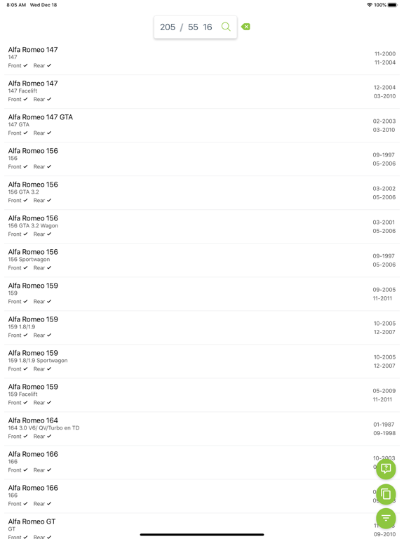 Screenshot #4 pour TyreTracker