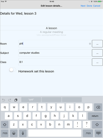 Teachers Lesson Planner screenshot 4