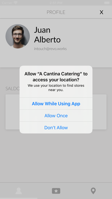 A Cantina Catering iPhone screenshot