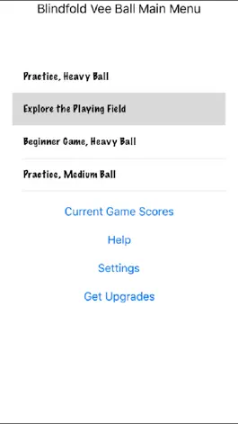 Game screenshot Blindfold Vee Ball apk