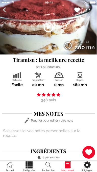 Screenshot #2 pour Cuisine : Recette de cuisine