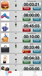 easy up/down timers iphone screenshot 1