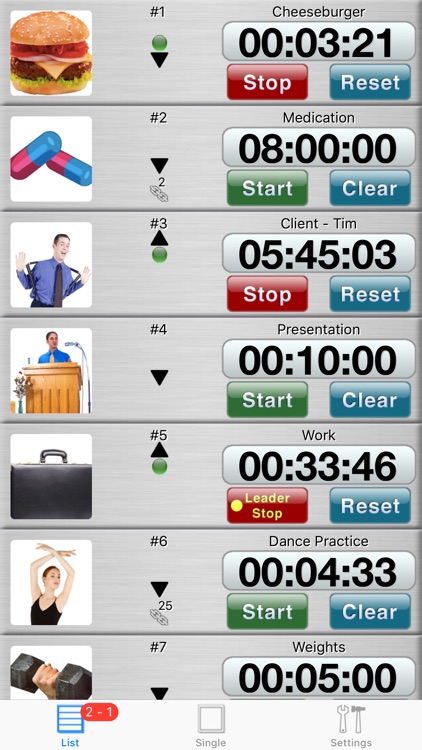 Easy UP/down Timers
