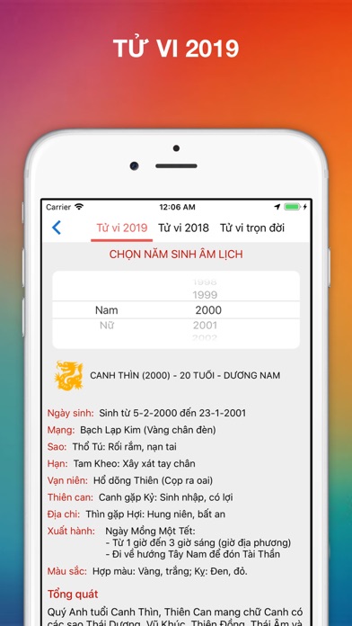 Lịch Vạn Niên 2020 - Lịch Việt 6.5.5 IOS Lịch Vạn Niên 2020 - Lịch Việt 6.5.5 IOS