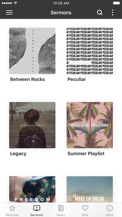 Lighthouse Church App Screenshot
