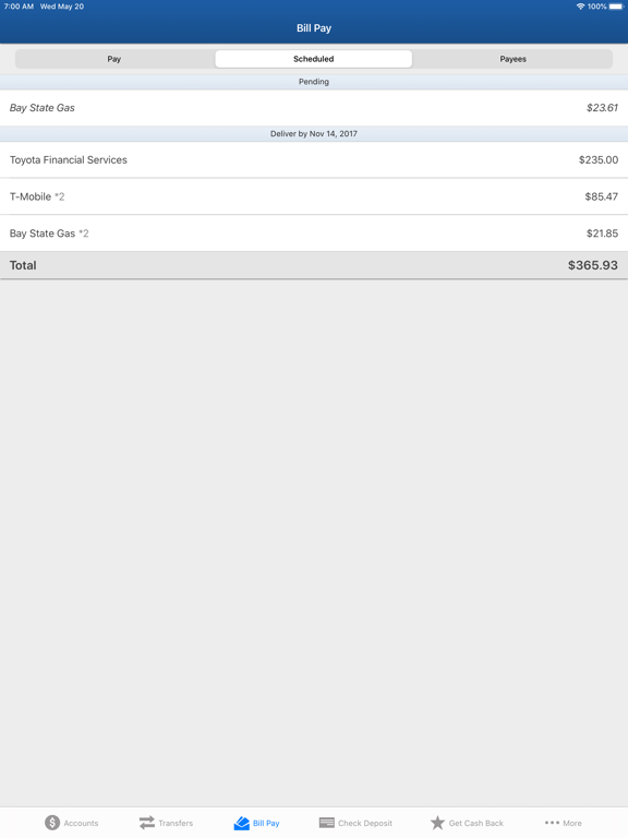 FNB Hugo iPad screenshot 6 - Business app