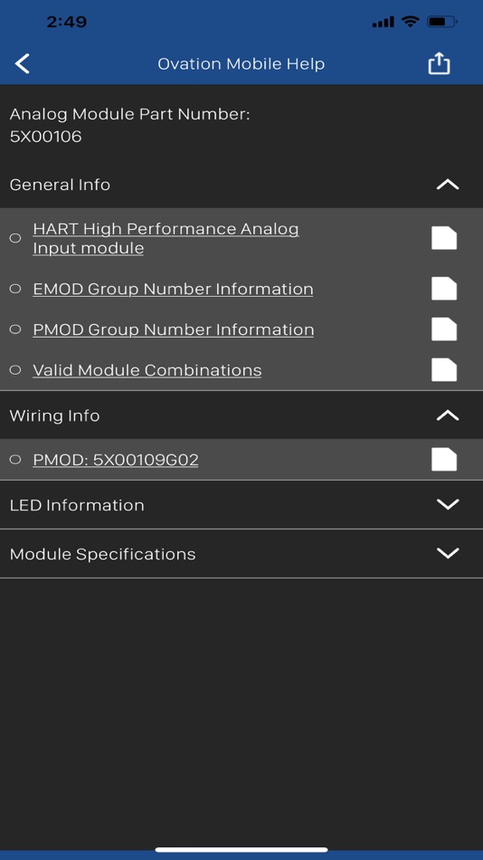 Ovation Mobile Help - 2.0 - (iOS)