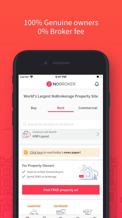 NoBroker Flats For Rent & Sale