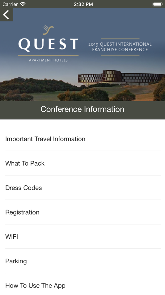 #2. Quest Conference 2019 (iOS) 由: Quest Serviced Apartments