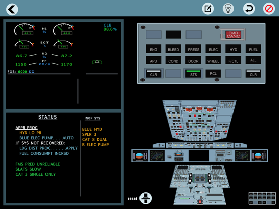 Screenshot #4 pour Airbus A320 ecam Pilot trainer