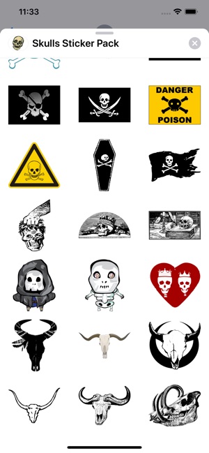 Skulls Sticker Pack(圖6)-速報App