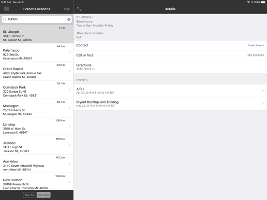 The B-Y App iPad screenshot 3 - Productivity app