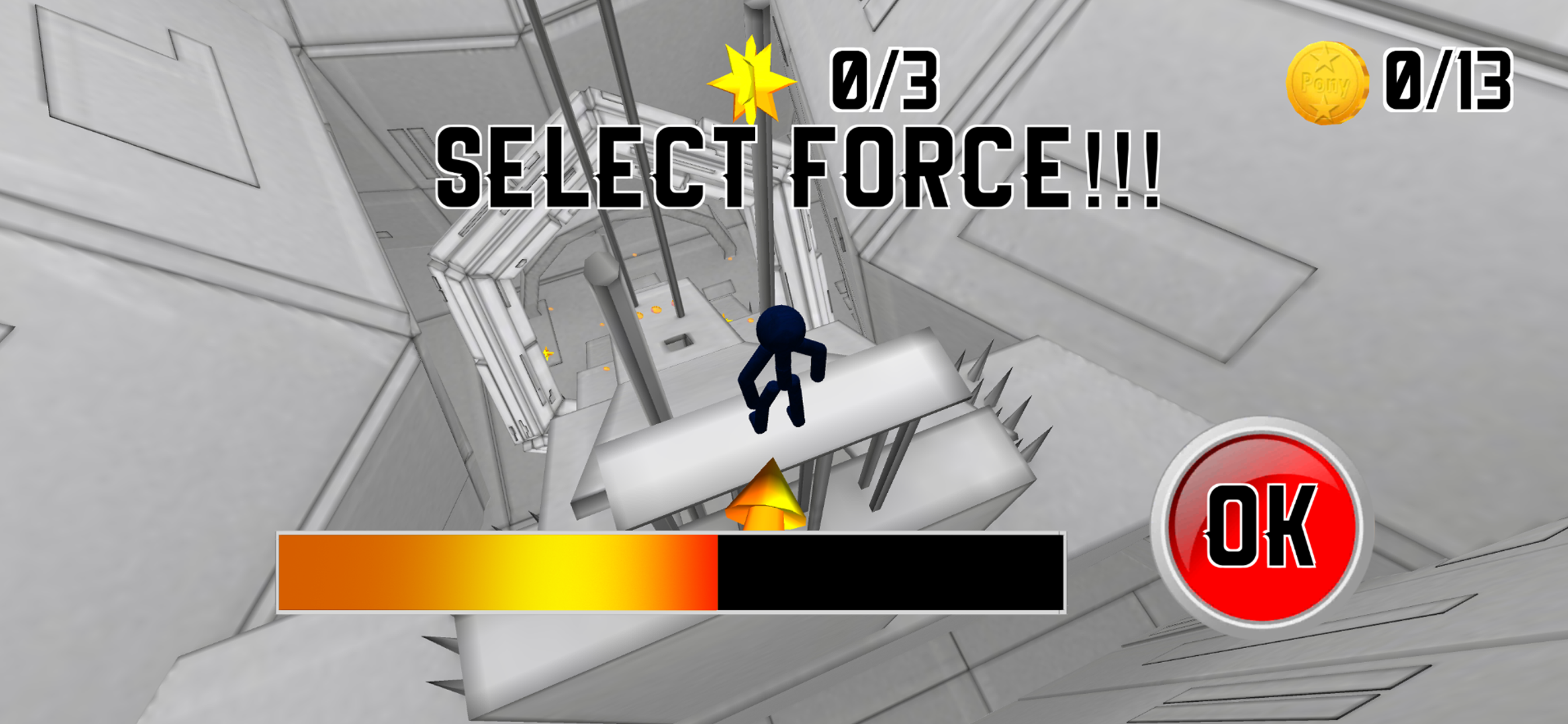 Ragdoll Physics: Push Stickman