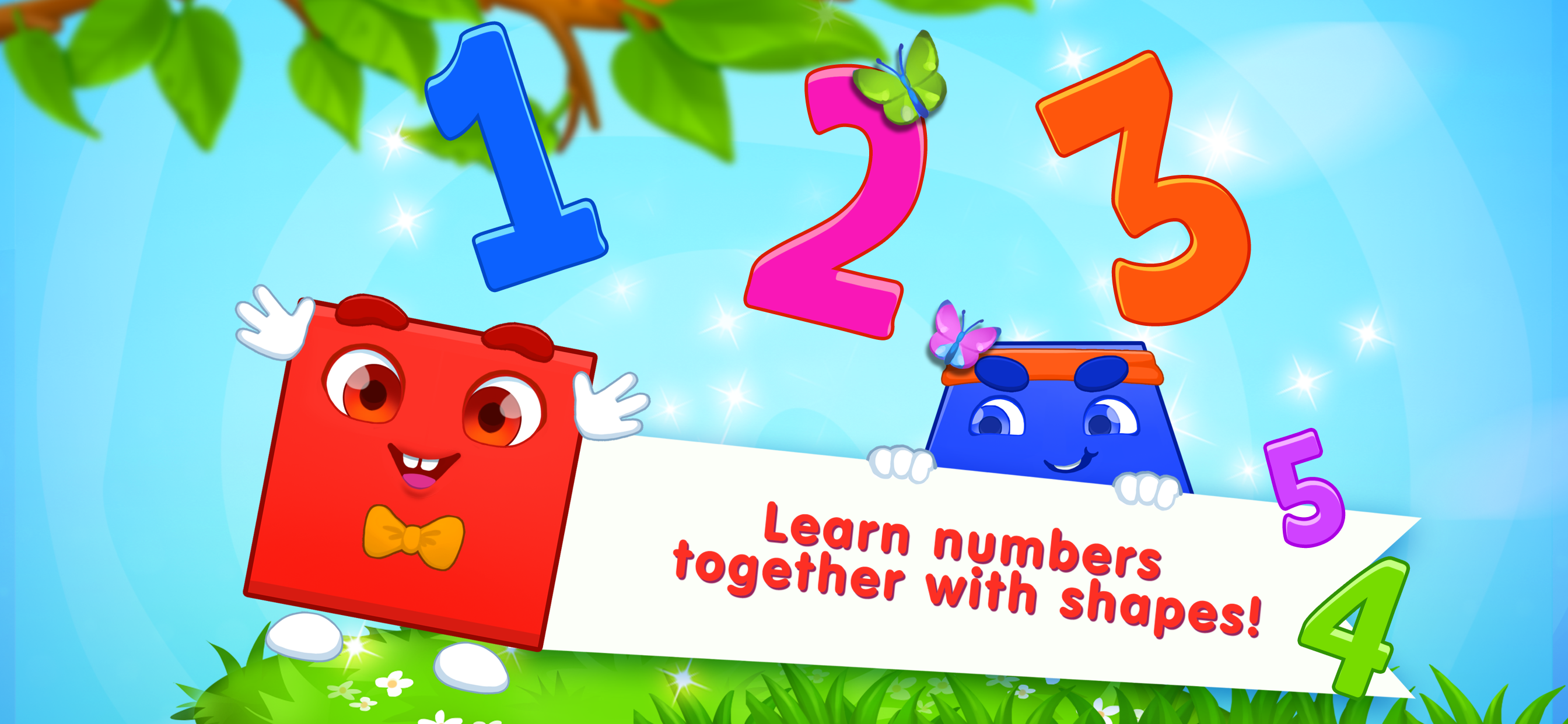 Shapes, Numbers: Learning game
