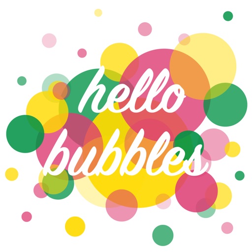 hello bubbles icon