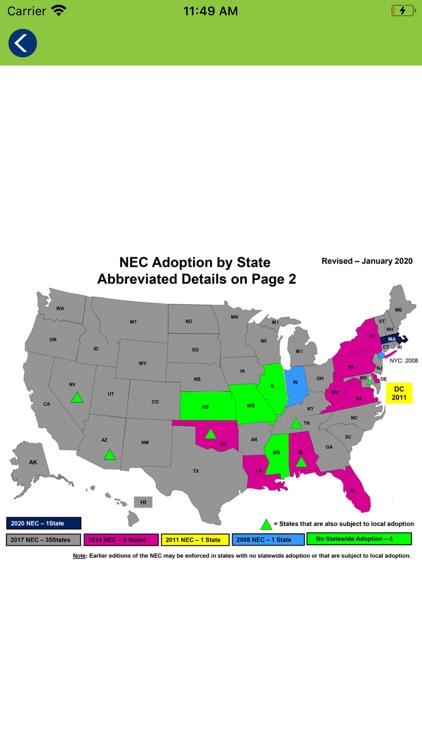 Captain Code NEC Code Changes screenshot-4