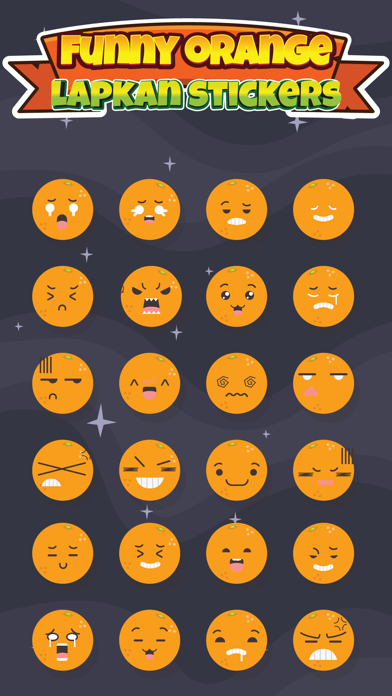 Screenshot #1 pour Sticker Me Funny Orange