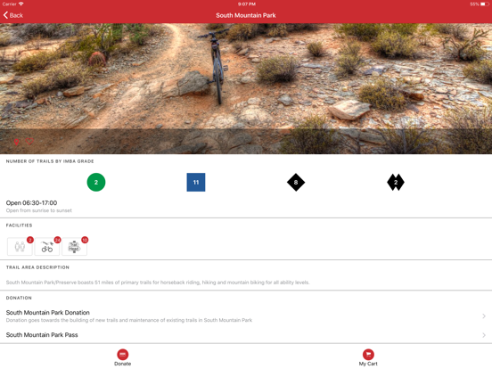 LuvTrails iPad screenshot 6 - Sports app