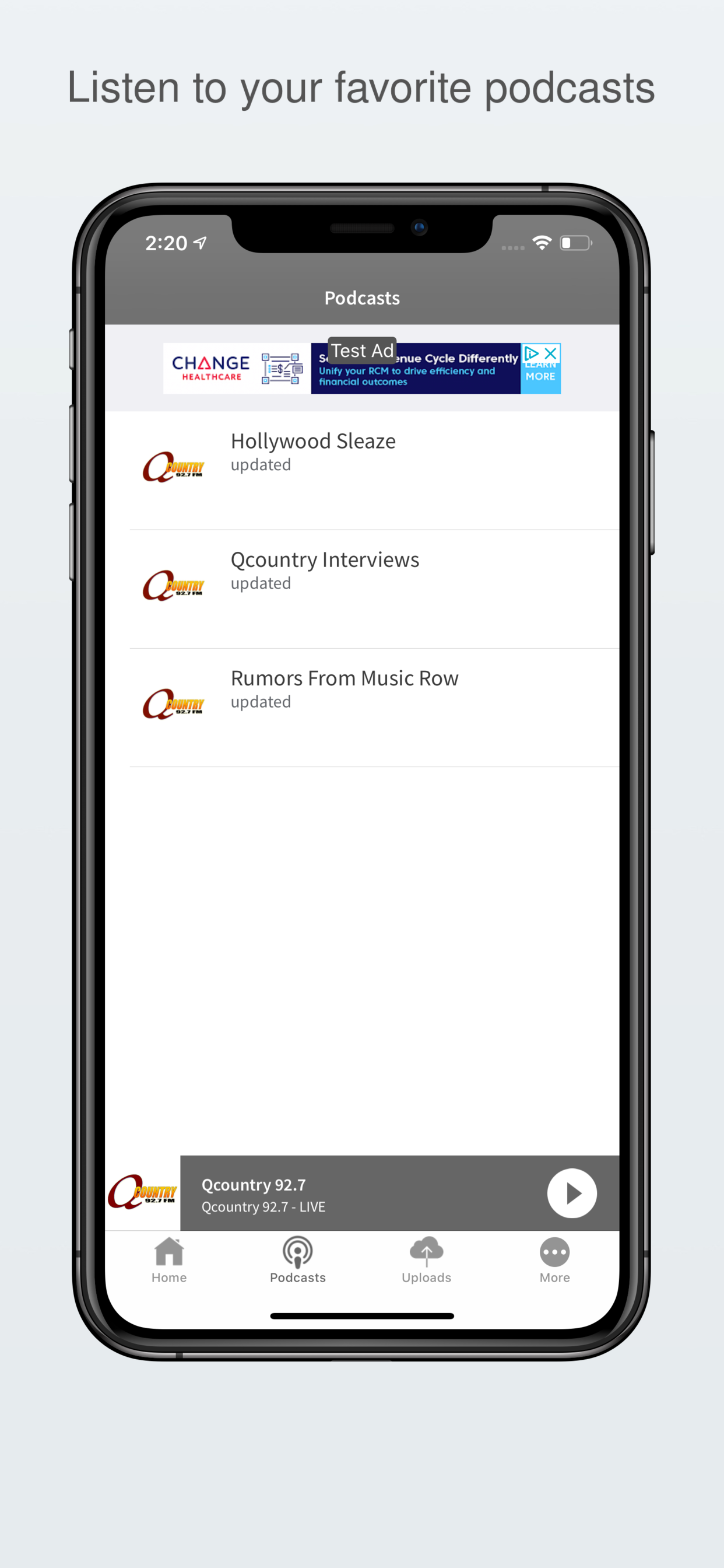 Qcountry 92.7 screenshot 3
