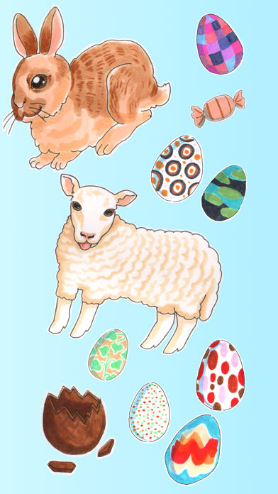 Easter Greetings Stickers Screenshot