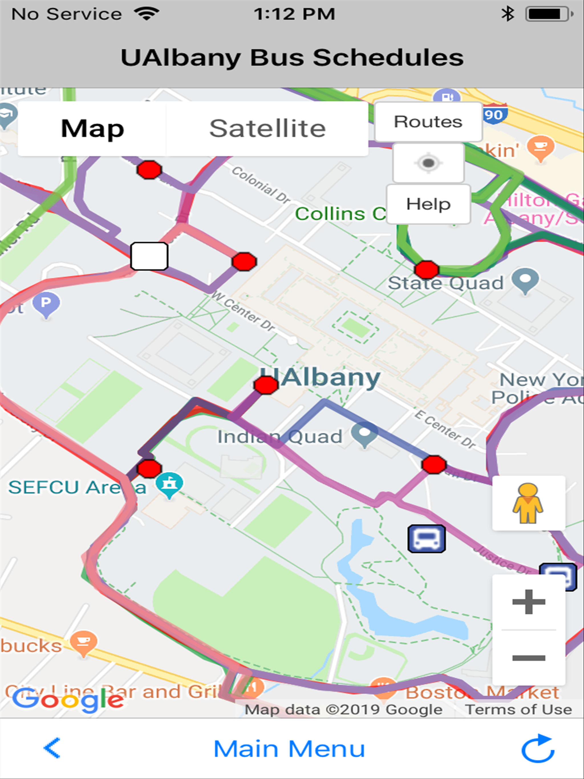 UAlbany Bus Schedules and Map